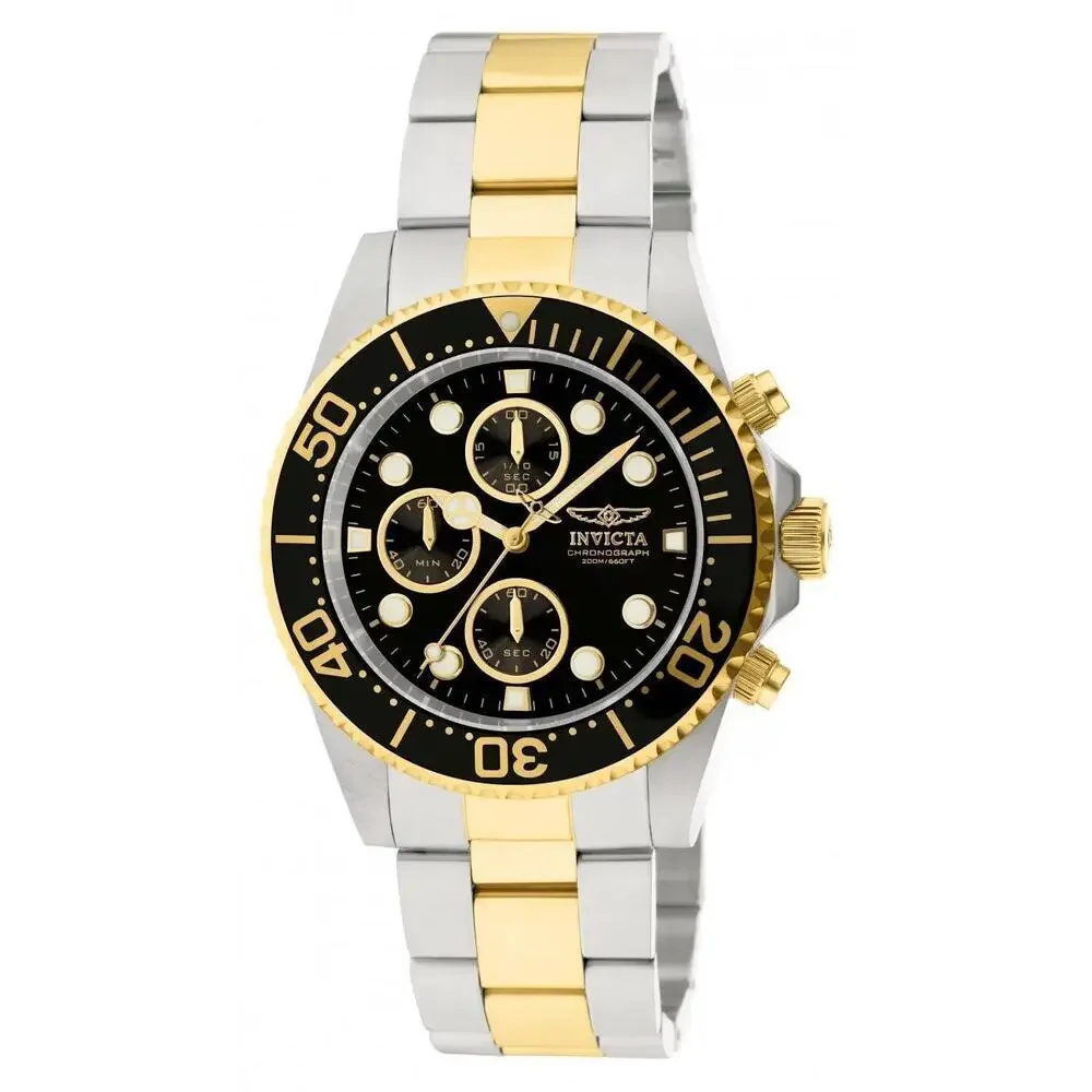 Invicta 1772 Pro Diver Quartz Black Dial Watch